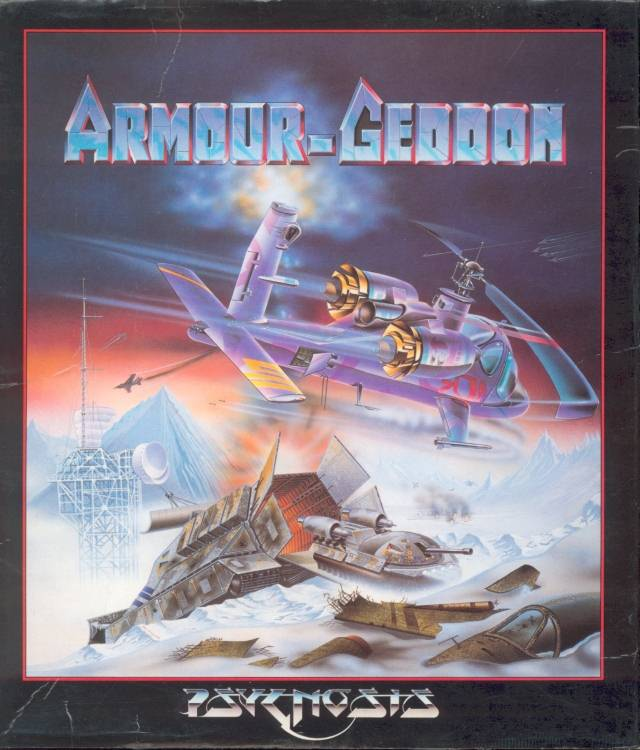 Armour-Geddon box art for Amiga